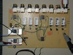 Input selector and preamplifier board