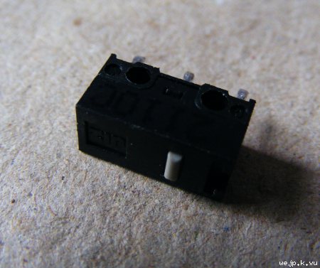 Replacement switch from old mouse
